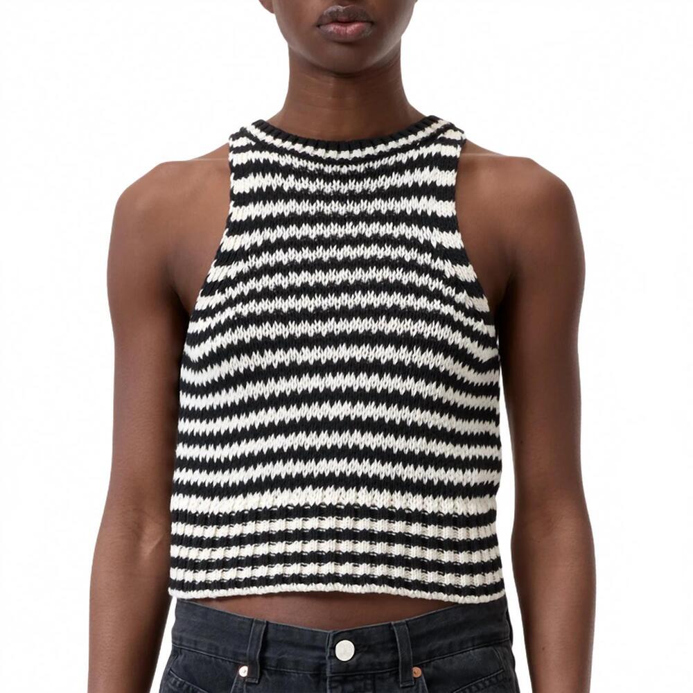 NEW CLOSED women's knitted top in black - Picture 1 of 3